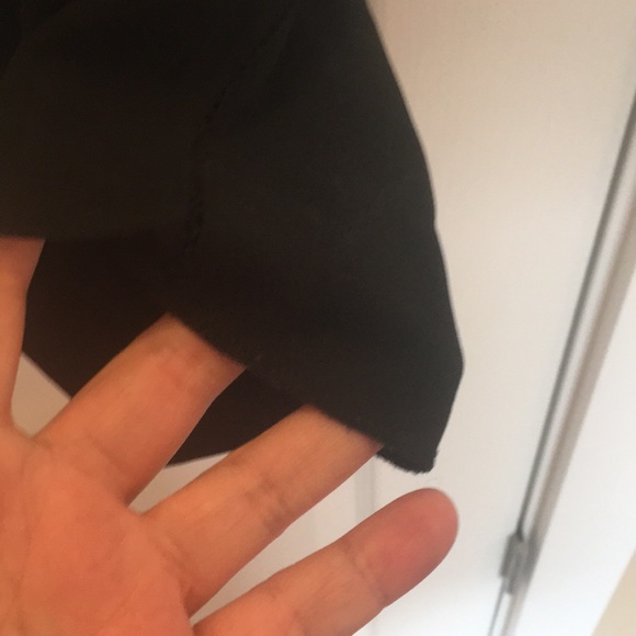 DKNY black silk blazer with “lacing” - Picture 7 of 9